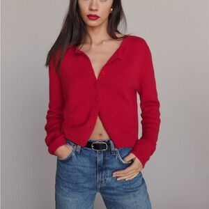 Reformation Cashmere Clara Cardigan